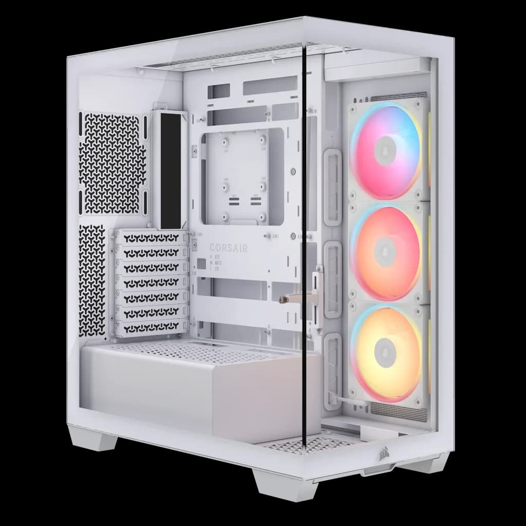 3500X LX-R RGB iCUE LINK Mid-Tower PC Case - White CC-9011325-WW