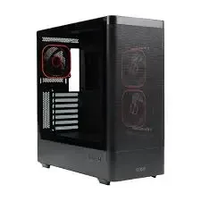 EASE EC123BM Panoramic Mesh ATX Gaming Case With 120*3 ARGB Fans