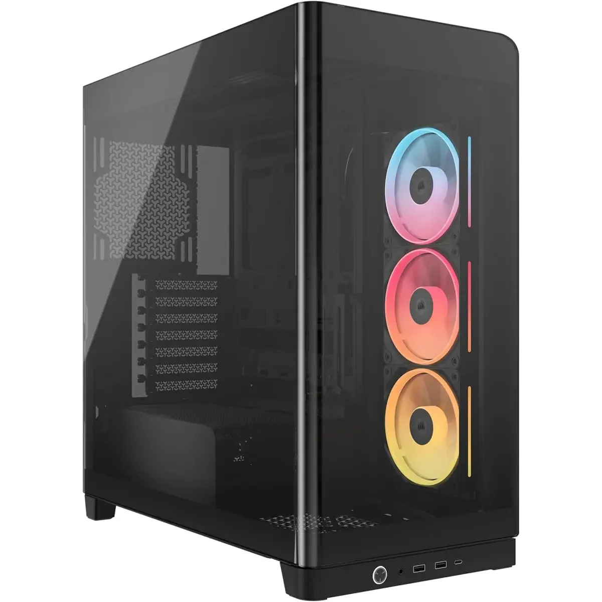 FRAME 4500X LX-R RGB iCUE LINK Panoramic Glass Mid-Tower PC Case CC- 9011316-WW