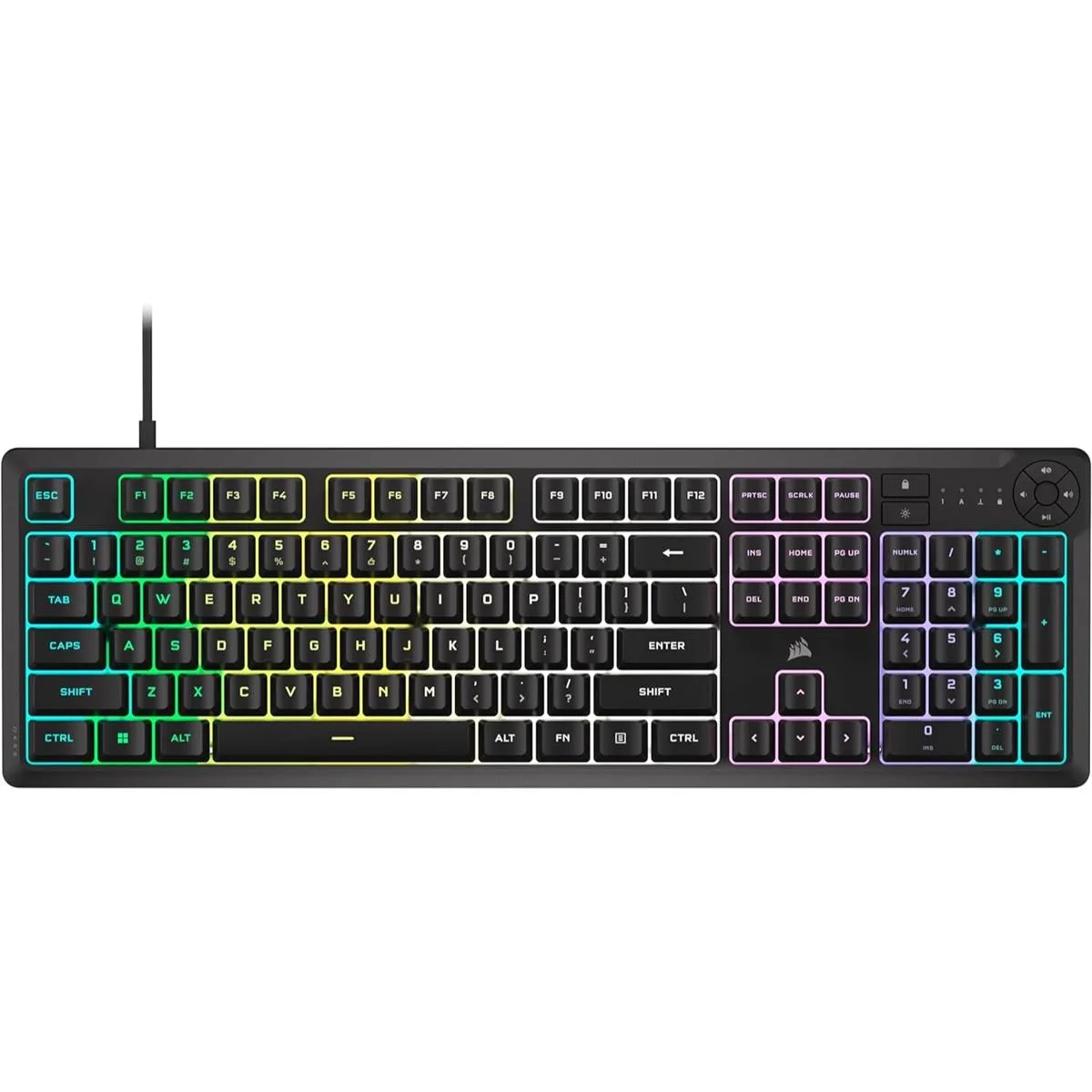 K55 CORE RGB Gaming Keyboard Black CH-9226C65-NA