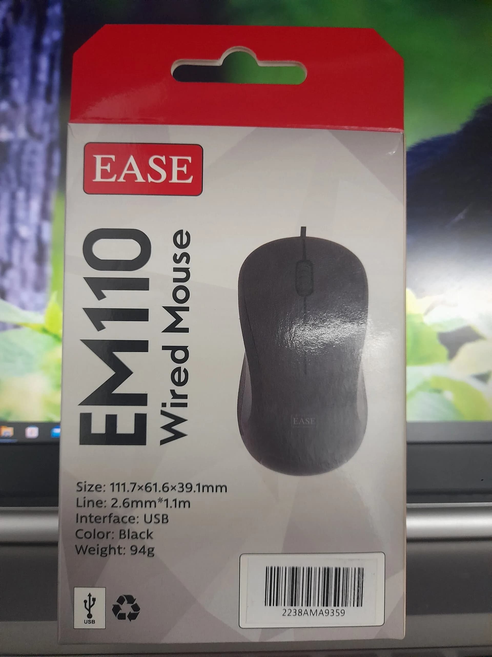EM110 Wired USB Mouse