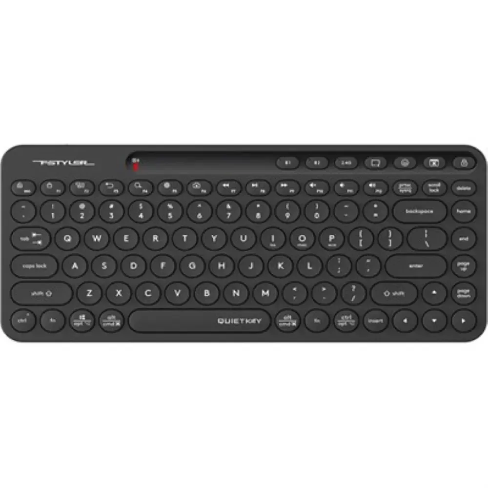 FBK36C AS (Black) Fstyler Bluetooth & 2.4G Rechargeable Keyboard USB Black US Layout