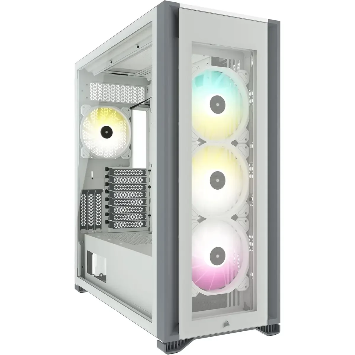 7000X RGB Tempered Glass White CC-9011227-WW