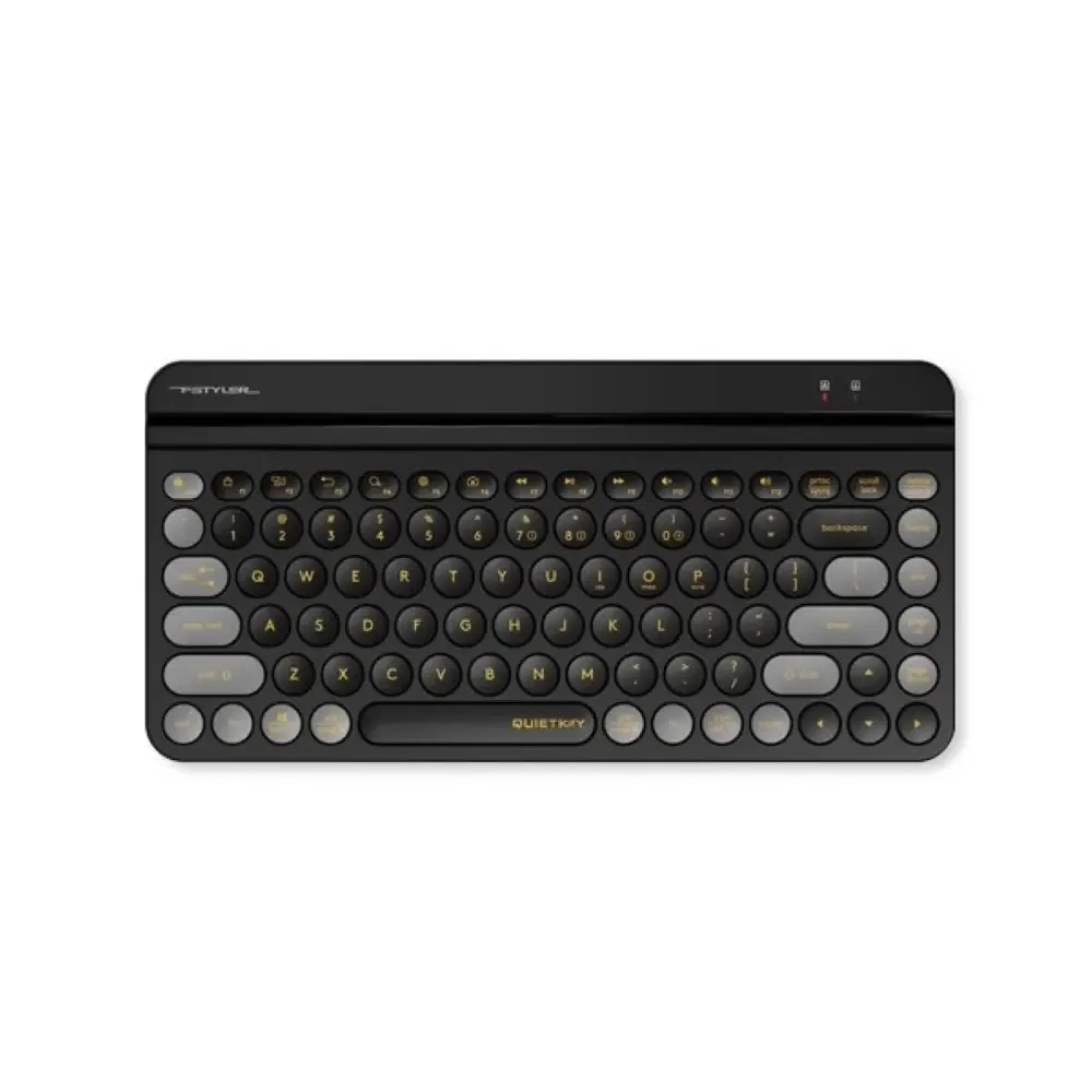FBK30 (Blackcurrant) Fstyler Bluetooth & 2.4G Quiet Key Keyboard USB Blackcurrant, US Layout