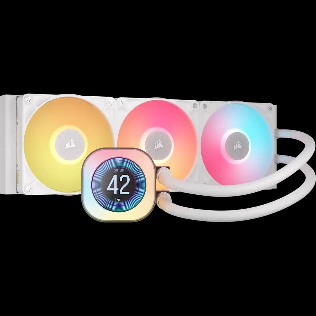 iCUE LINK TITAN 360mm RX LCD White Cooler CW-9061026-WW