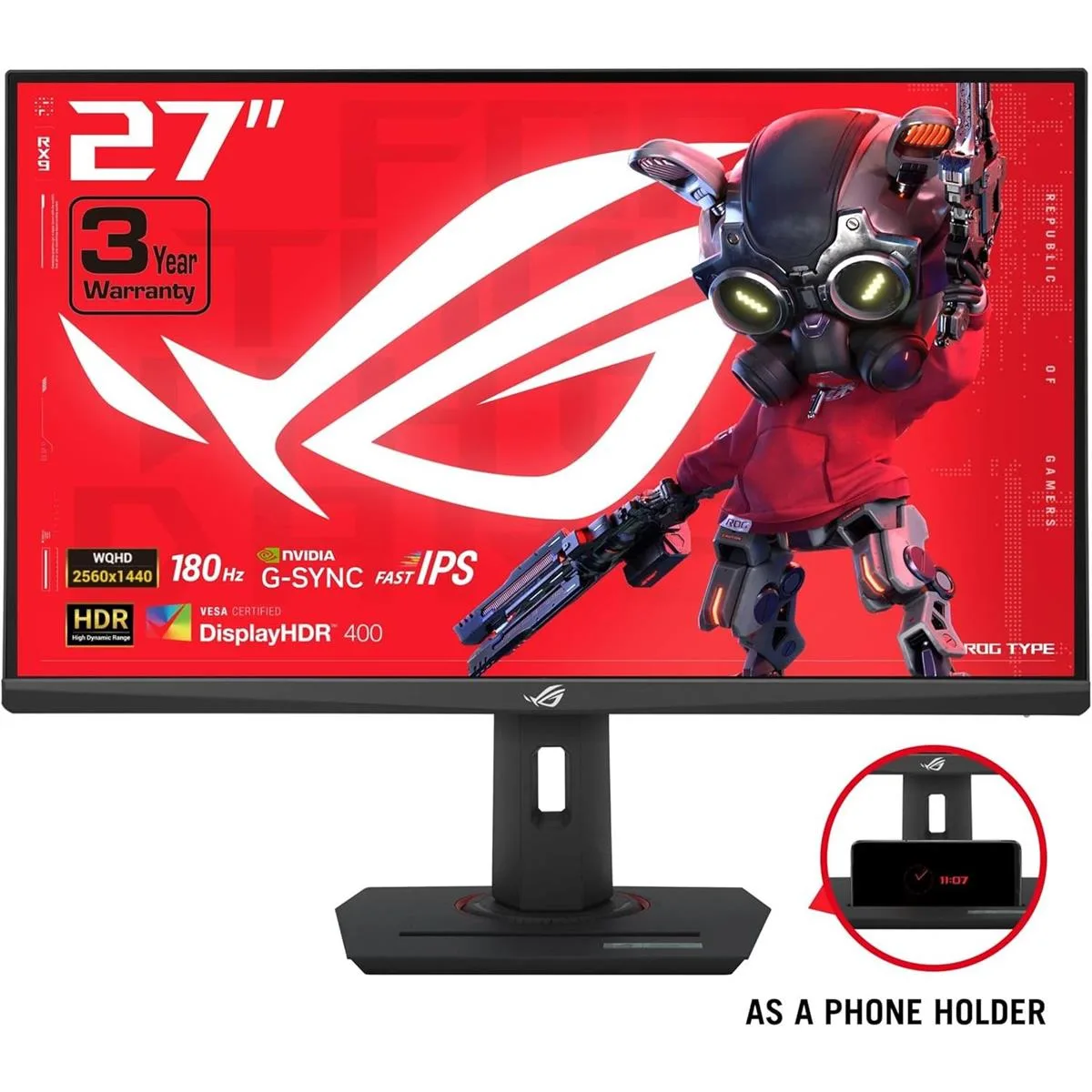 XG27ACS Fast IPS 180Hz, 2K Type-C 1ms