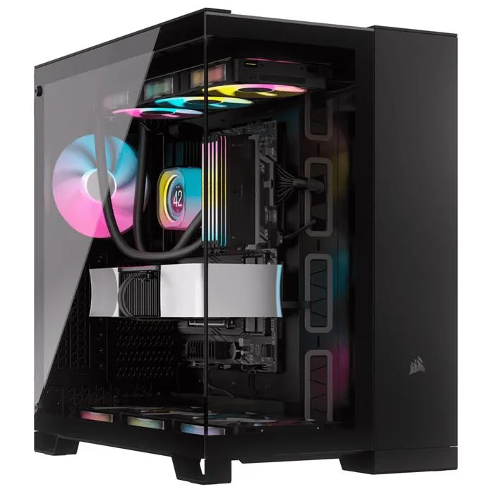 6500X Mid-Tower Dual Chamber Case - Black CC-9011257-WW
